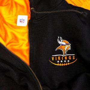 Miller Lite VIKINGS Hoodie Jacket  MINNESOTA NECESSITY VIKINGS Sz XL